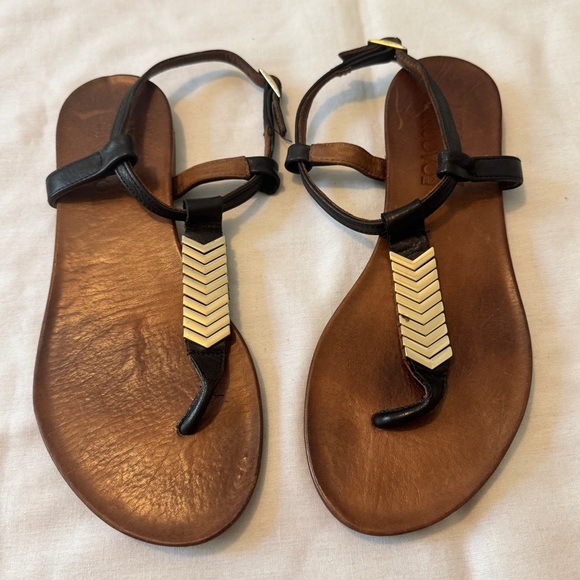 Miz Mooz Nuovo 39 Boho Gladiator Sandals Flats US 8.5 - Picture 2 of 8